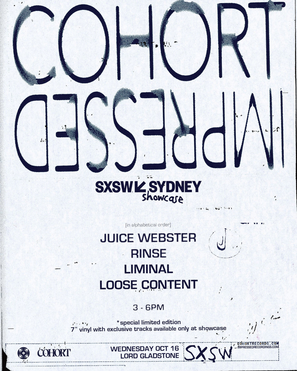 RINSE Show poster