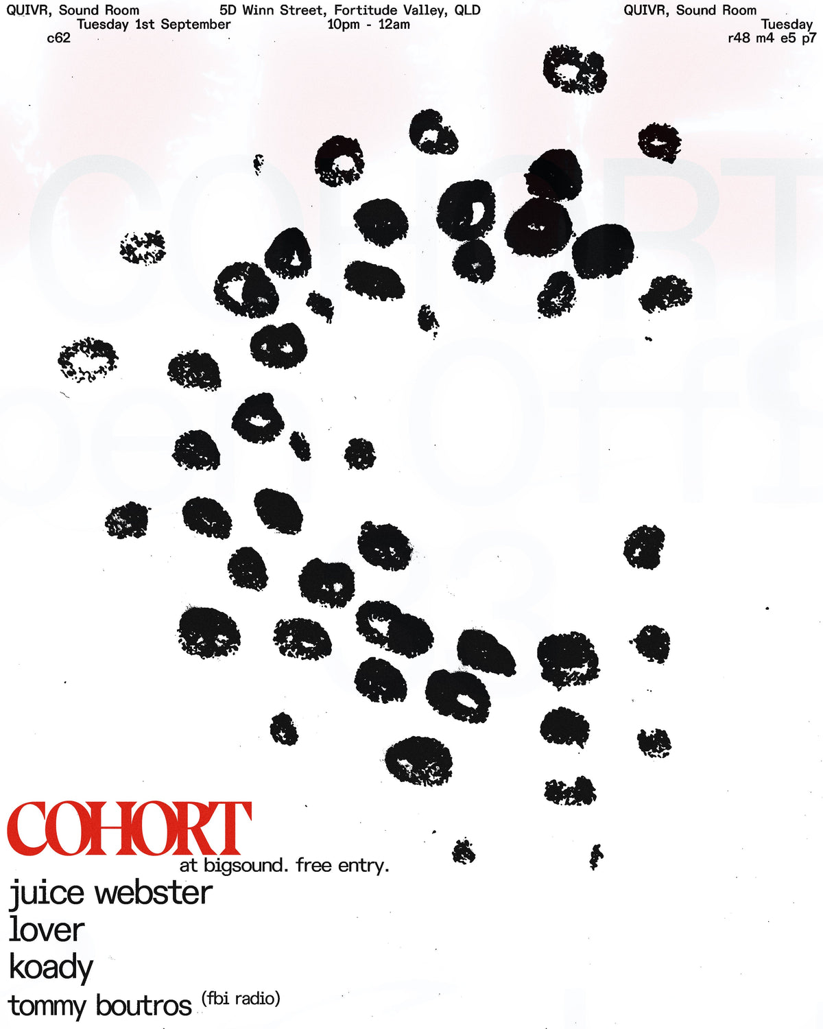COHORT BIGSOUND poster