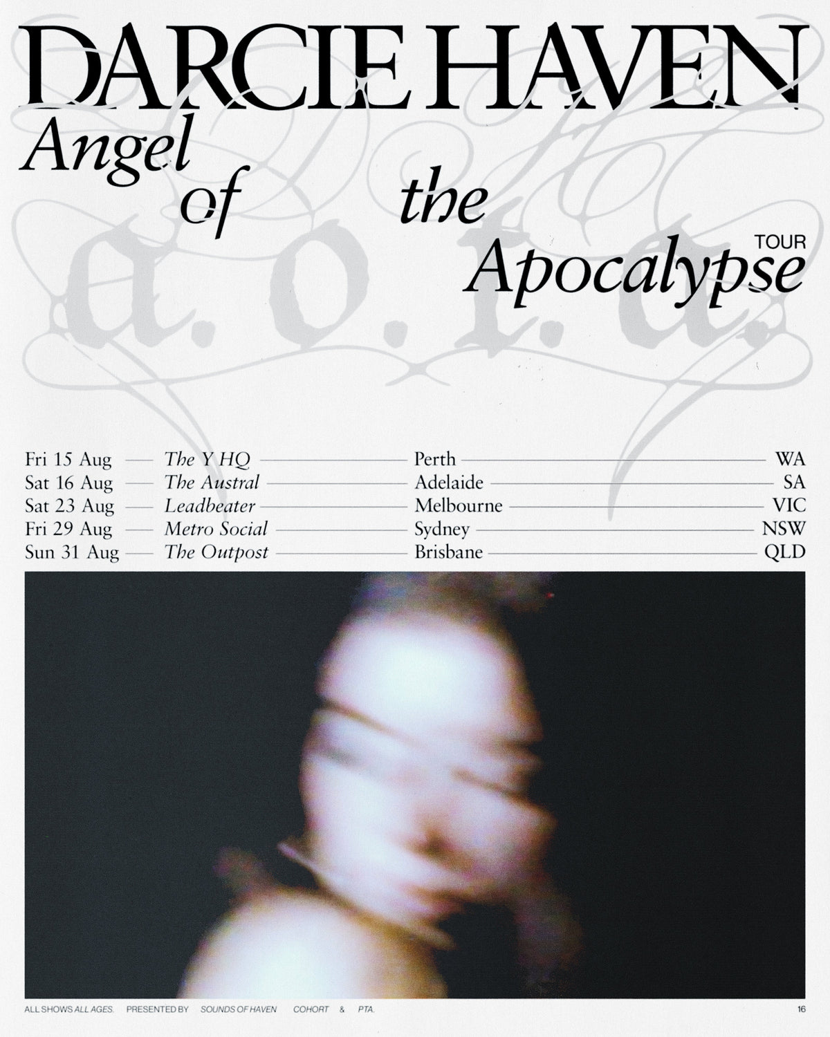 Darcie Haven AOTA Tour poster